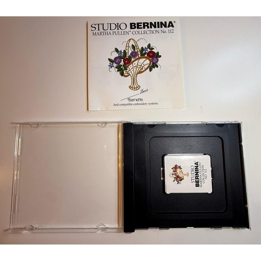 Studio Bernina Martha Pullen Collection No. 112 Embroidery‎ Card